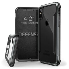 Aizsargmaciņš Apple iPhone X Defence Ultra Cover By Xdoria Black cena un informācija | Telefonu vāciņi, maciņi | 220.lv