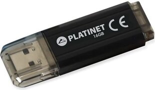 USB-носитель Platinet 16 ГБ USB 2.0 V-Depo (42176), черный цена и информация | USB накопители | 220.lv