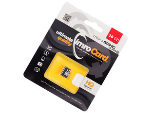Micro SDHC karte Imro 16 GB, klase 10 UHS-1 cena un informācija | Atmiņas kartes mobilajiem telefoniem | 220.lv