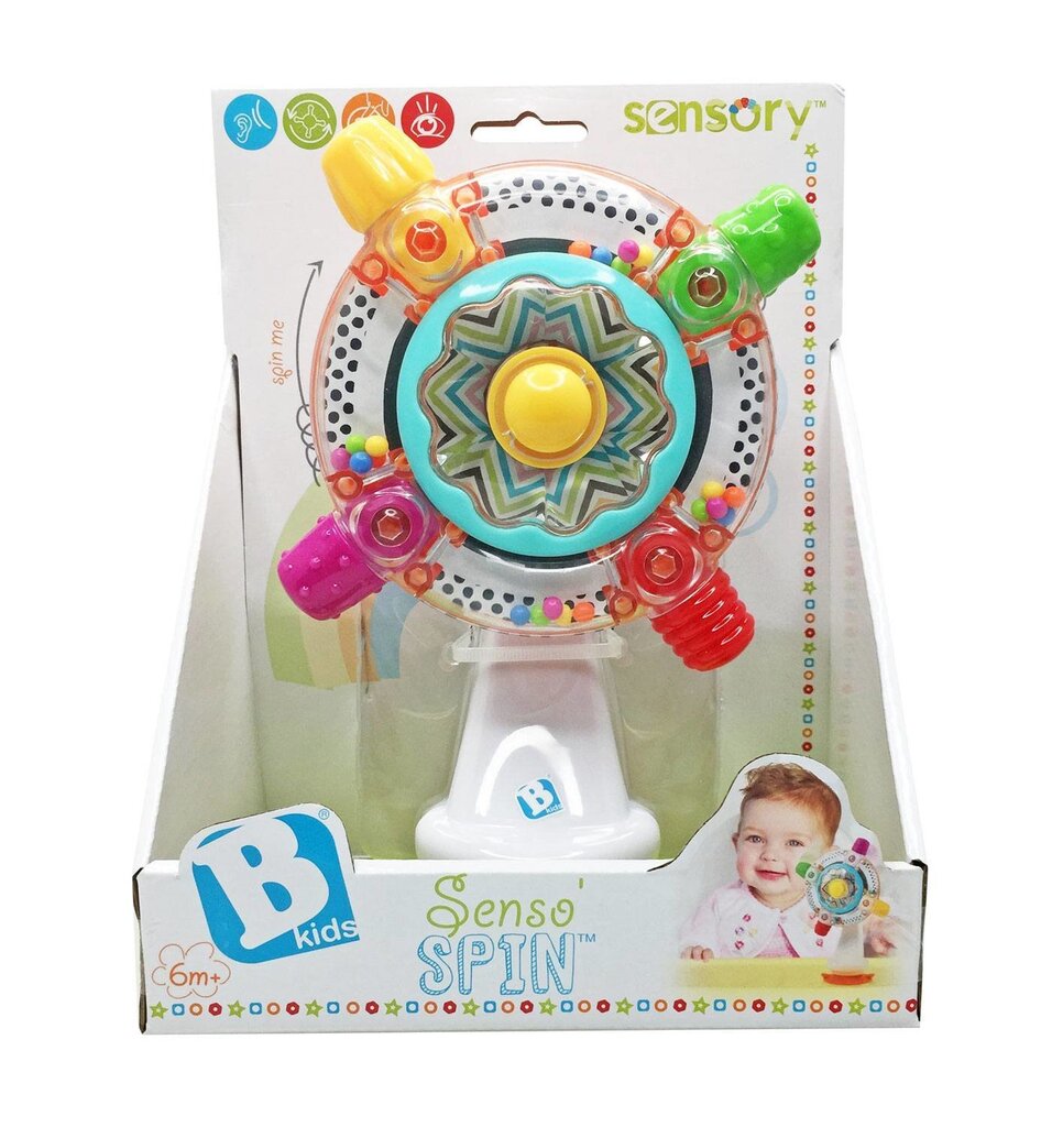 Attīstības rotaļlieta "Senso Spin" (stiprinās pie sēdekļa) Bkids цена и информация | Rotaļlietas zīdaiņiem | 220.lv