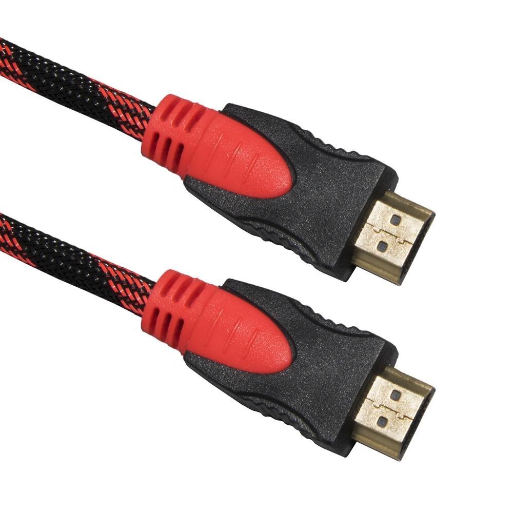 HDMI kabelis Esperanza EB194,1.4 B, 3 m, melns/sarkans cena un informācija | Kabeļi un vadi | 220.lv