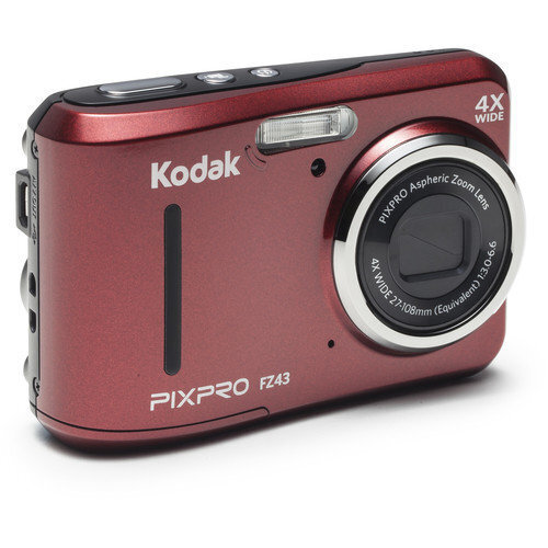 Kodak FZ43, Sarkans cena un informācija | Digitālās fotokameras | 220.lv