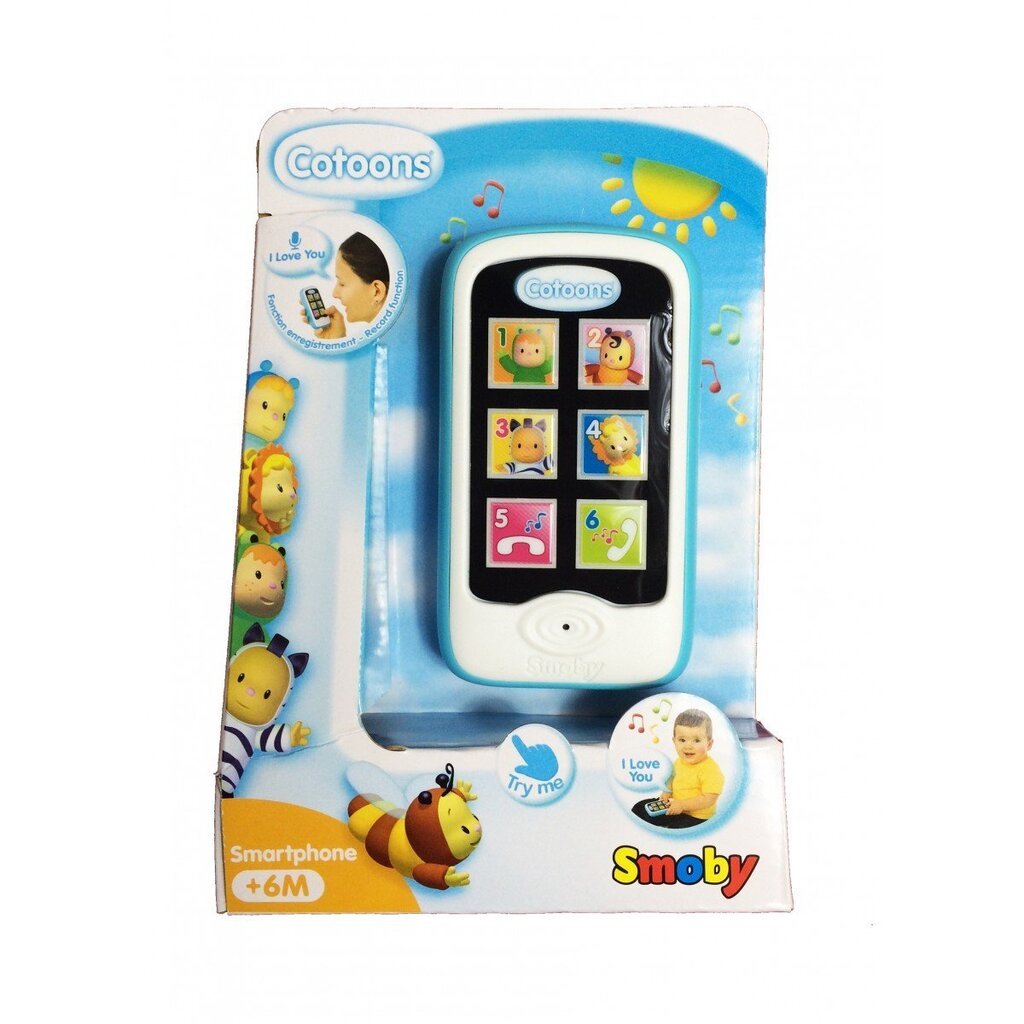 Игрушечный смартфон Simba Smoby Cootons цена | 220.lv