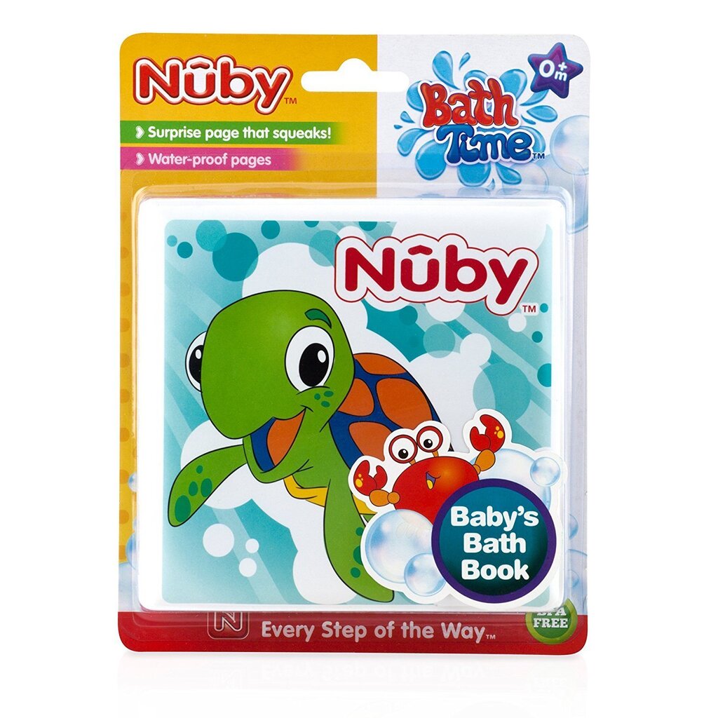 Vannas rotaļu grāmata Nuby cena un informācija | Rotaļlietas zīdaiņiem | 220.lv