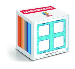 Magnētiskais konstruktors Super square Magformers, 12 d. цена и информация | Конструкторы и кубики | 220.lv