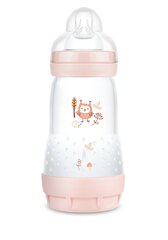 MAM pudelīte Easy Start Anti-Colic, 0 mēn.+, 260 ml, pink cena un informācija | Bērnu pudelītes un to aksesuāri | 220.lv