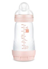 MAM pudelīte Easy Start Anti-Colic, 0 mēn.+, 260 ml, pink cena un informācija | Bērnu pudelītes un to aksesuāri | 220.lv