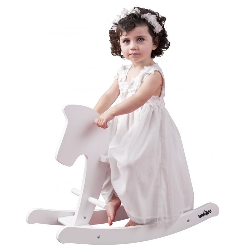 Koka zirdziņš balts Woodyland cena un informācija | Rotaļlietas zīdaiņiem | 220.lv