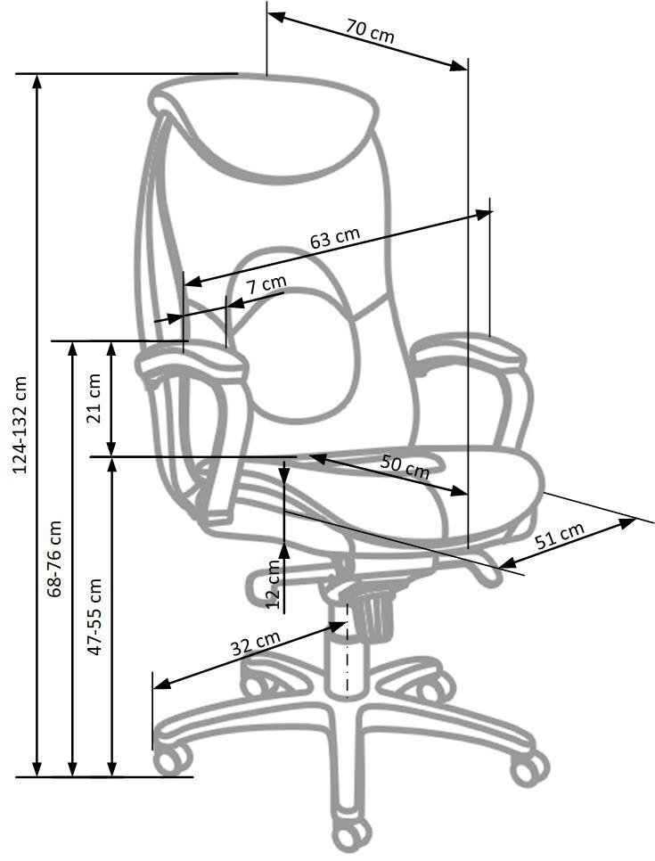 Birojas krēsls Quad, melns цена и информация | Biroja krēsli | 220.lv