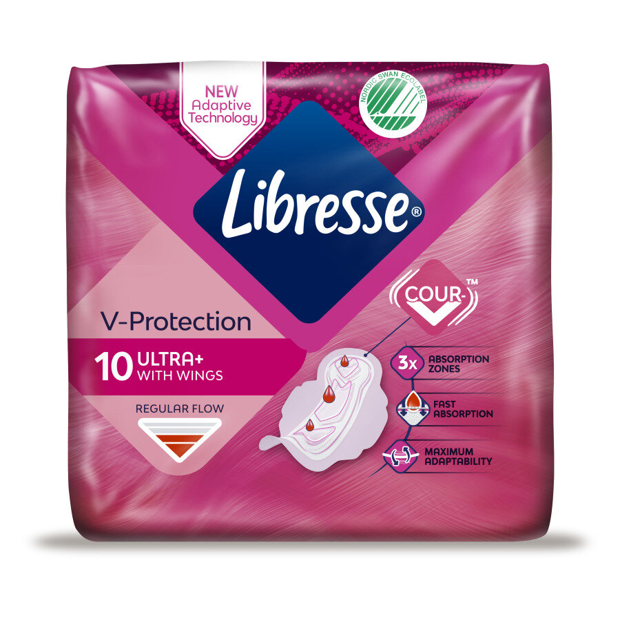Higiēniskās paketes Libresse Normal, 10 gab. cena un informācija | Tamponi, higiēniskās paketes, ieliktnīši | 220.lv