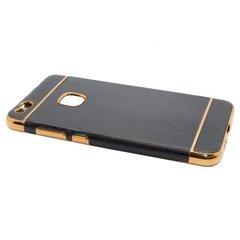 Mocco Exclusive Crown Силиконовый чехол с золотыми рамками для Apple iPhone 8 Plus Черный цена и информация | Чехлы для телефонов | 220.lv