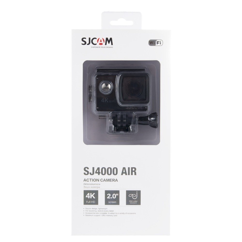 SJCam SJ4000 AIR, melns цена и информация | Sporta kameras | 220.lv