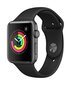 Apple Watch S3,GPS, 42mm, Black/Space Gray Aluminum
