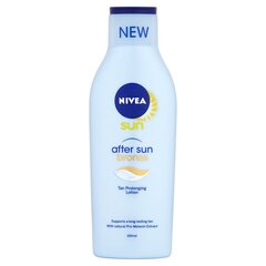 Losjons pec sauļošanās Nivea Sun After Bronze 200 ml cena un informācija | Sauļošanās krēmi | 220.lv