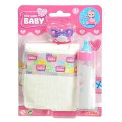Комплект для куклы-младенца Simba New Born Baby цена и информация | Игрушки для девочек | 220.lv