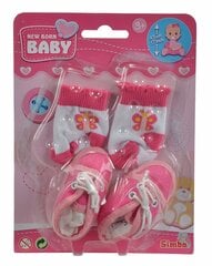 Обувь и носки для куклы Simba New Born Baby цена и информация | Игрушки для девочек | 220.lv