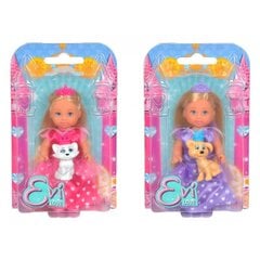 Кукла Simba Evi-принцесса с домашним любимцем цена и информация | Игрушки для девочек | 220.lv