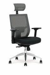 Biroja krēsls Admiral, pelēks/melns cena un informācija | Biroja krēsli | 220.lv