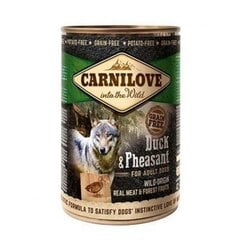 Carnilove Duck&Pheasant Konservēts 400g Suņiem cena un informācija | Carnilove Zoo preces | 220.lv