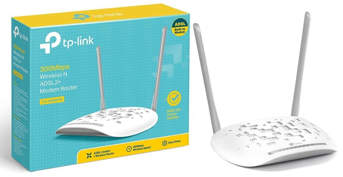 TP-LINK TD-W8961N cena un informācija | Rūteri (maršrutētāji) | 220.lv