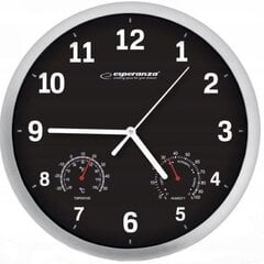 Sienas pulkstenis Lyon, melns cena un informācija | Pulksteņi | 220.lv