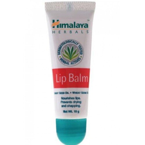 Lūpu balzams Himalaya Herbals Lip Balm, 10 g cena un informācija | Lūpu krāsas, balzāmi, spīdumi, vazelīns | 220.lv