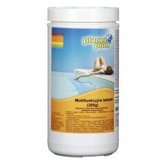 Baseina ūdens kopšanas līdzeklis Planet Pool Chemochlor Multitabl, 200 g 5 gab / 1 kg cena un informācija | Baseina kopšanas līdzekļi | 220.lv