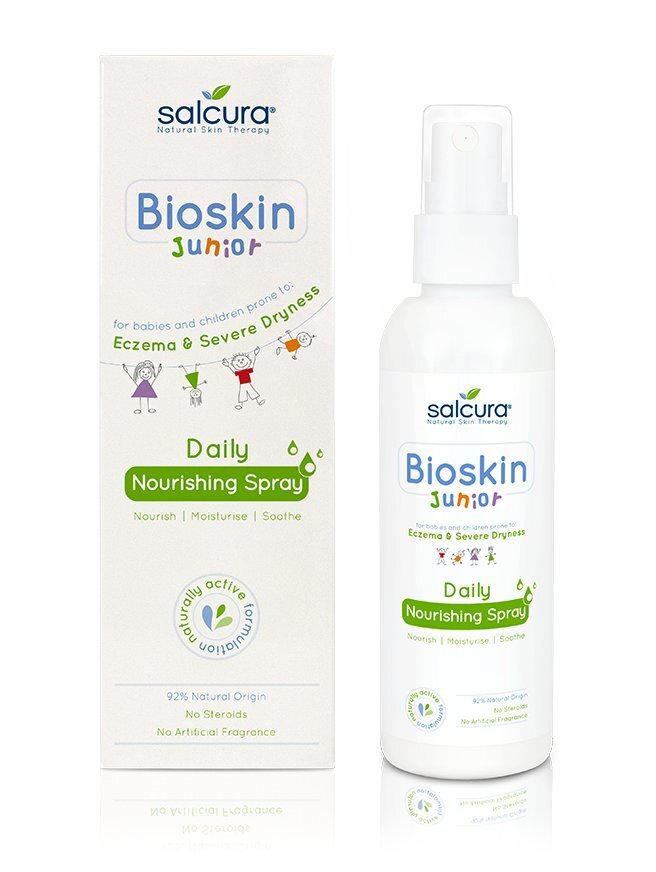 Izsmidzināms līdzeklis problemātiskai bērna ķermeņa ādai Salcura Bioskin Junior Daily Nourishing Spray 100 ml cena un informācija | Bērnu kosmētika, līdzekļi jaunajām māmiņām | 220.lv