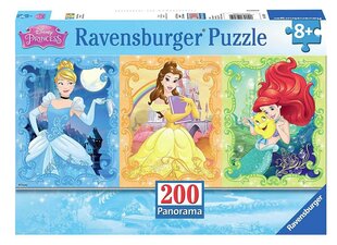 Пазл панорамный Ravensburger 200 деталей Принцессы цена и информация | Пазлы | 220.lv