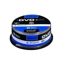 DVD+R Intenso, 16x 4.7 GB, 25 gab. cena un informācija | MP3 atskaņotāji | 220.lv