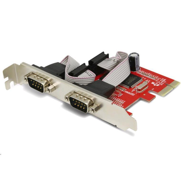 Unitek - Kontroler PCI-E - 2x RS232 , Y-7504 cena un informācija | Kontrolieri | 220.lv