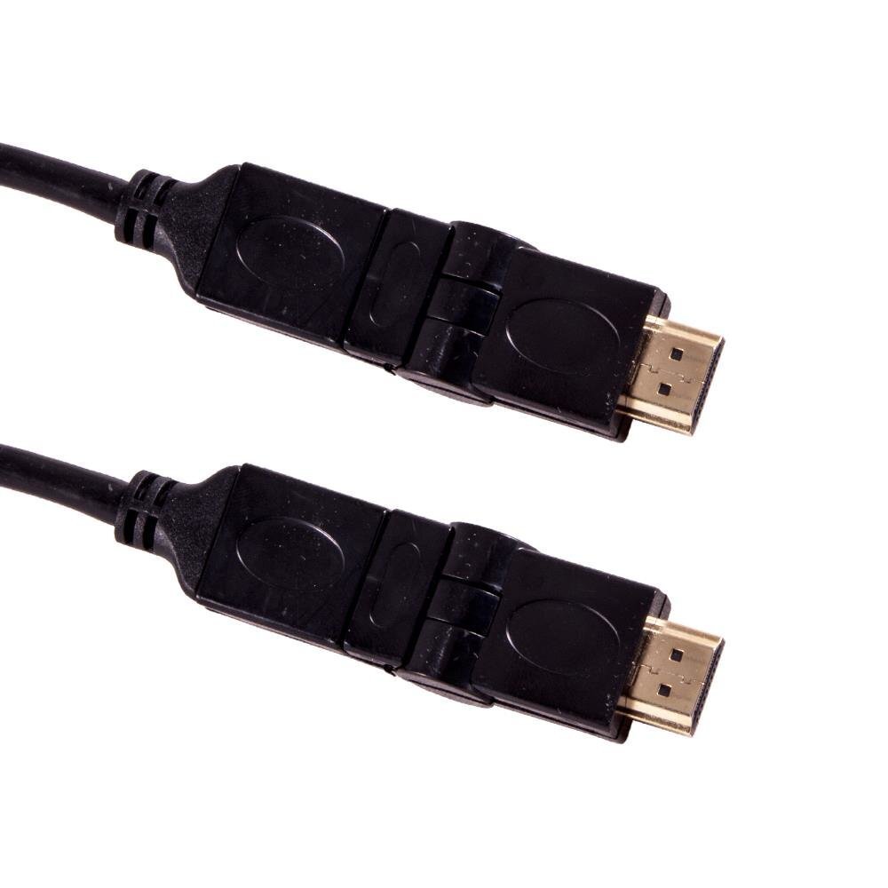 HDMI kabelis Esperanza EB197,180 HDMI V.1.4B, 3 m, melns cena un informācija | Kabeļi un vadi | 220.lv