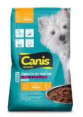 Canis minor sausā barība ar mājputnu, 2,2 kg cena un informācija | CANIS Zoo preces | 220.lv