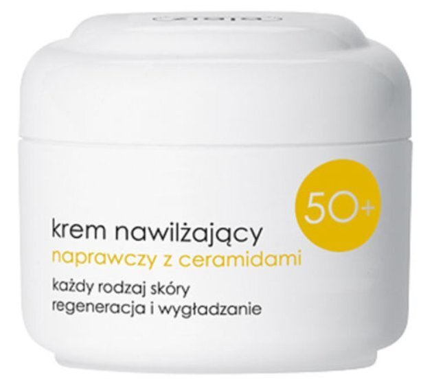 Barojošs krēms ar keramīdiem Ziaja 50+ SPF6 50 ml cena un informācija | Sejas krēmi | 220.lv