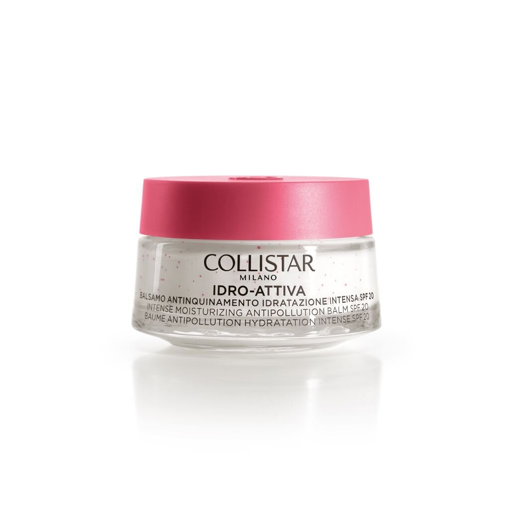 Aizsargājošs un mitrinošs sejas balzams Collistar Idro-Attiva Intensive Moisturizing Antipollution Balm SPF20, 50 ml cena un informācija | Sejas krēmi | 220.lv