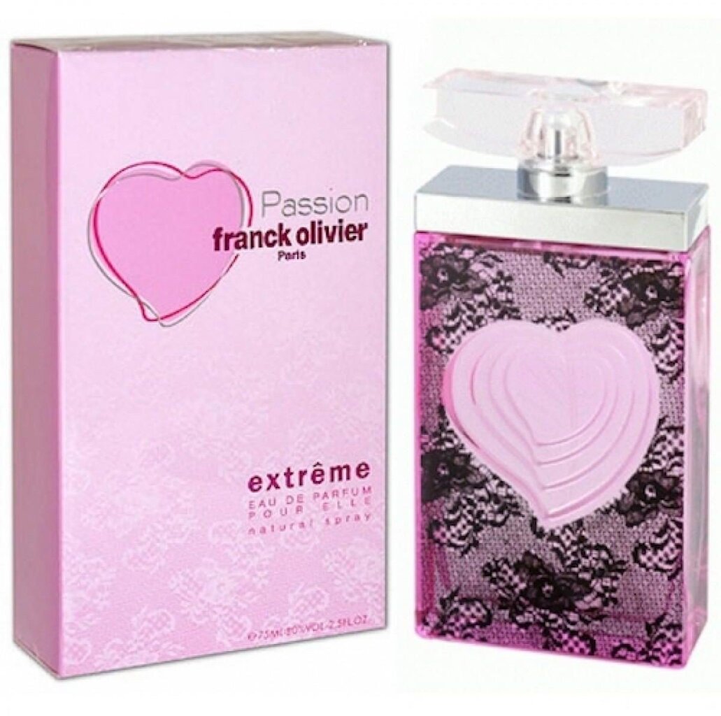 Franck Olivier Passion Extreme EDP sievietēm 75 ml cena un informācija | Sieviešu smaržas | 220.lv