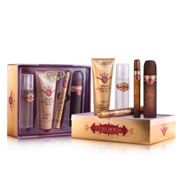 Komplekts Cuba Royal vīriešiem: EDT 100 ml + EDT 35 ml + balzams pēc skūšanās 100 ml + dušas želeja 200 ml цена и информация | Vīriešu smaržas | 220.lv