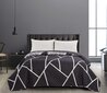 Decoking divpusējs gultas pārklājs Home Grey White, 260x280 cm cena un informācija | Gultas pārklāji, pledi | 220.lv