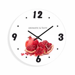 Настенные часы с печатью Гранаты цена и информация | Часы | 220.lv