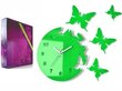Sienas pulkstenis "Lidojošie tauriņi" цена и информация | Pulksteņi | 220.lv