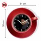 Sienas pulkstenis ar Kafijas krūzes druku cena un informācija | Pulksteņi | 220.lv