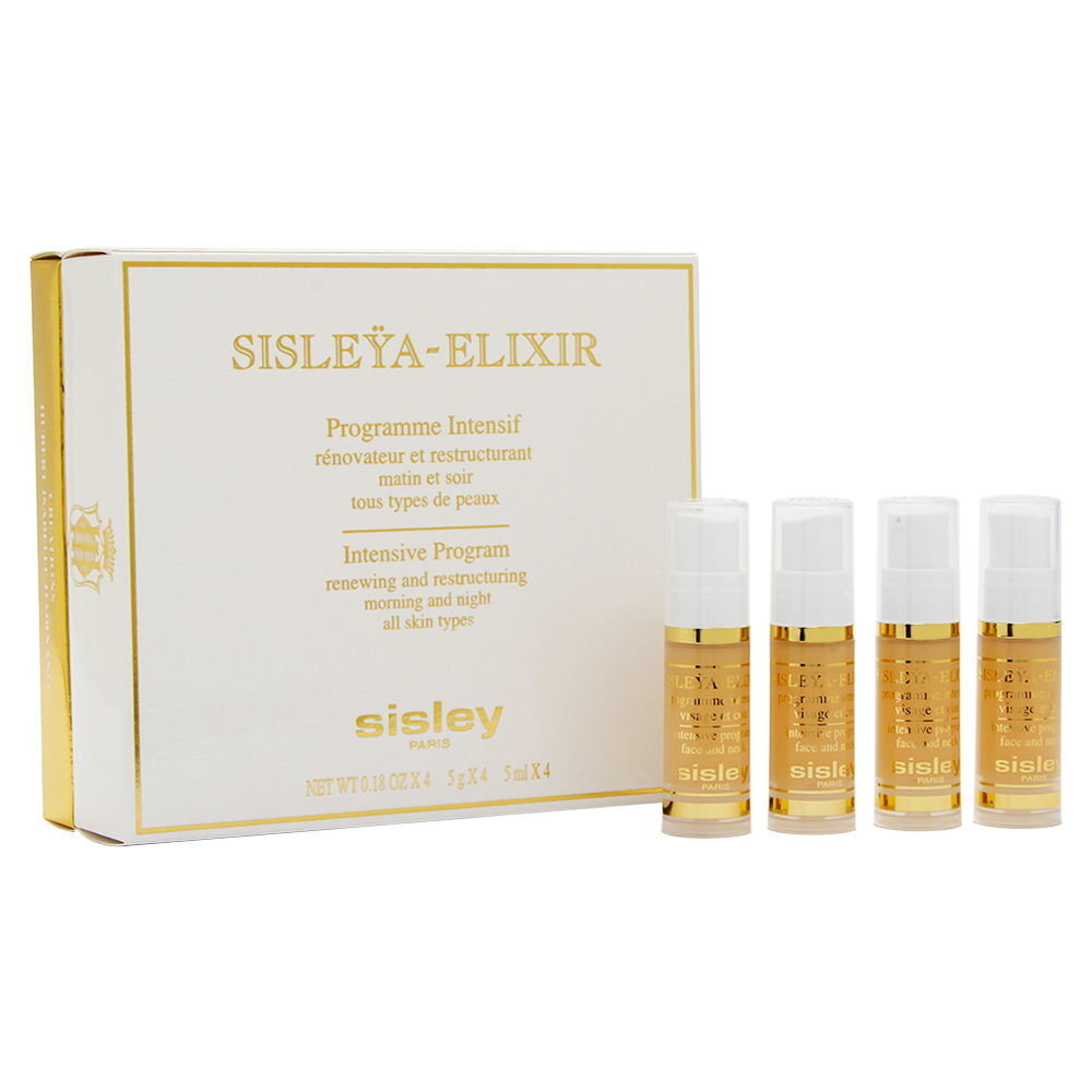 Sisley and Elixir (intensīvā programma) 4 x 5 ml ādas atjaunošanas līdzeklis Sisley cena un informācija | Serumi sejai, eļļas | 220.lv