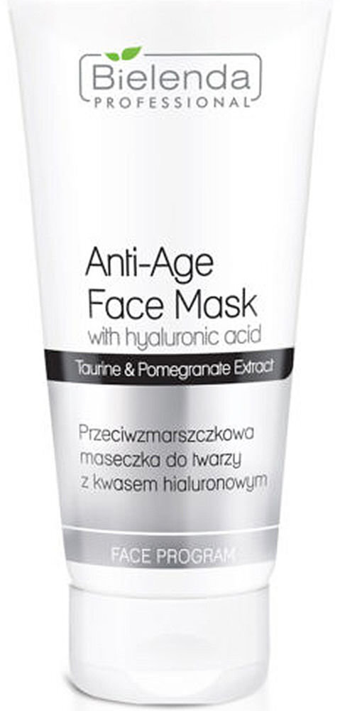 Bielenda Professional pretnovecošanās sejas maska ar hialuronskābi 175 ml cena un informācija | Sejas maskas, acu maskas | 220.lv