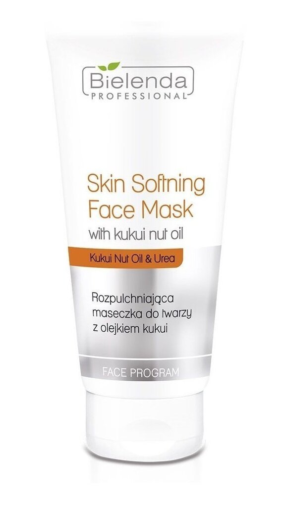 Izlīdzinošā sejas maska ar kukui riekstu eļļu  Bielenda Professional Face Program Skin Softening 150 ml cena un informācija | Sejas maskas, acu maskas | 220.lv