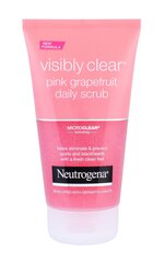 Greipfrūtu sejas skrubis Neutrogena VC Pink Grapefruit 150 ml цена и информация | Средства для очищения лица | 220.lv