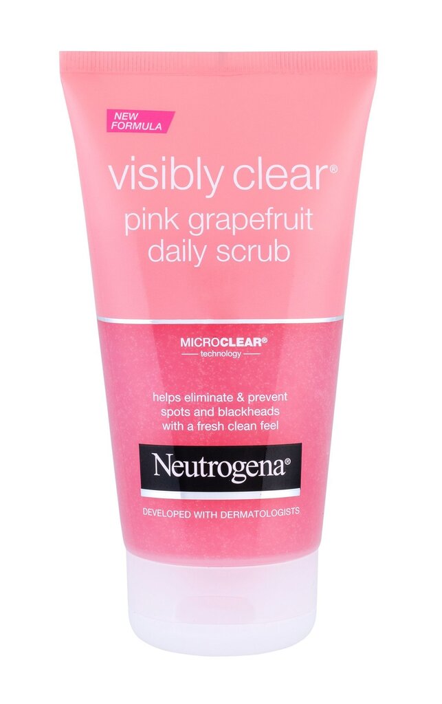 Greipfrūtu sejas skrubis Neutrogena VC Pink Grapefruit 150 ml cena un informācija | Sejas ādas kopšana | 220.lv