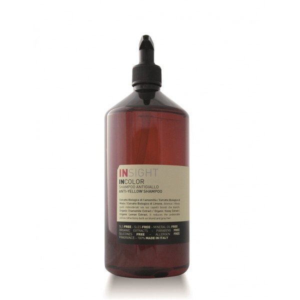 Šampūns pret dzelteno toni Insight Professional Anti-Yellow 900 ml cena un informācija | Šampūni | 220.lv