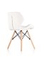 2-u krēslu komplekts Halmar K281, balts/brūns цена и информация | Virtuves un ēdamistabas krēsli | 220.lv