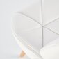 2-u krēslu komplekts Halmar K281, balts/brūns цена и информация | Virtuves un ēdamistabas krēsli | 220.lv