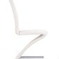 2 krēslu komplekts K291, balts цена и информация | Virtuves un ēdamistabas krēsli | 220.lv